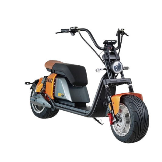 BULLBIKE Patna Elektromos Chopper 2000W 60V Li ion 30Ah 25km/h