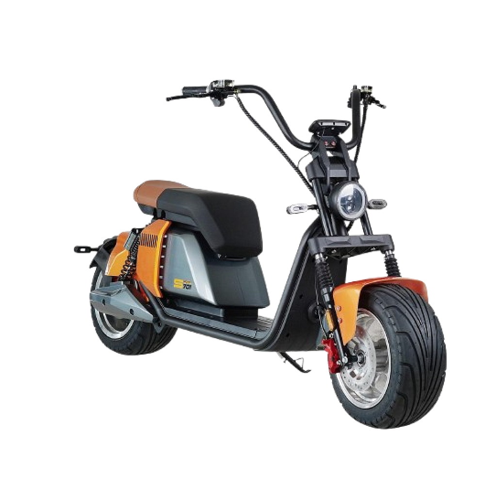BULLBIKE Patna Elektromos Chopper 2000W 60V Li ion 30Ah 25km/h