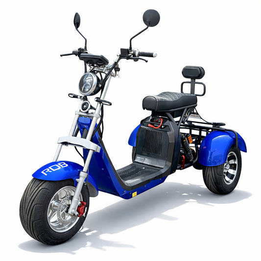 BULLBIKE Beirut Elektromos Háromkerekű Chopper 2000W 60V 20Ah Li ion 25km/h