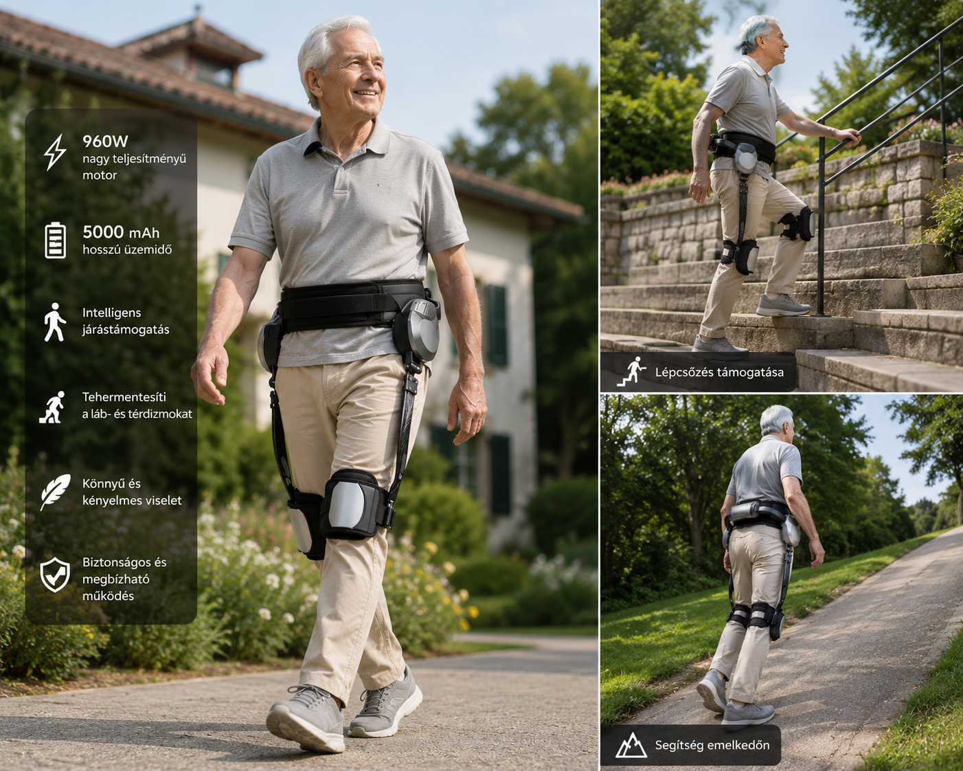 BULLBIKE Járássegítő Exoskeleton 960W